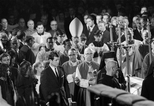 1968: Robert Kennedy funeral